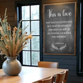 This Is Love - 1 John 4:10 Faith Sign by Tailored Canvases