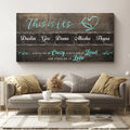 This is Us Family Sign by Tailored Canvases