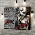 This Is Us Gothic Couple Sign by Tailored Canvases