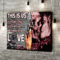 This Is Us Gothic Couple Sign by Tailored Canvases