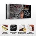 This Is Us Gothic Couple Sign by Tailored Canvases