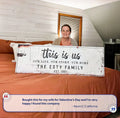 This Is Us Rustic Sign by Tailored Canvases