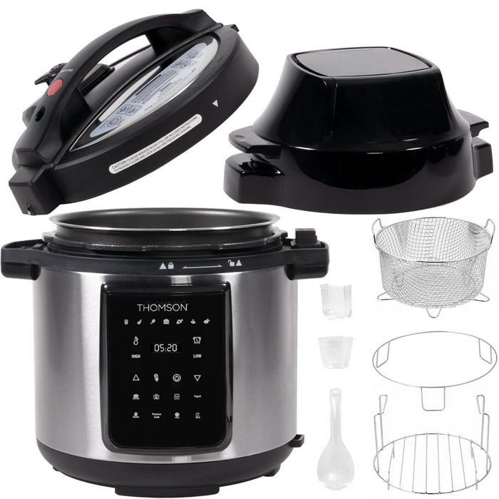 Thomson 9-in-1 Pressure, Slow Cooker, Air Fryer and More, with 6.5 QT Capacity by DailySale