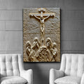 Three Cross Calvary Hill Wall Art by Tailored Canvases