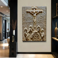 Three Cross Calvary Hill Wall Art by Tailored Canvases