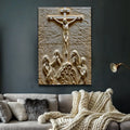 Three Cross Calvary Hill Wall Art by Tailored Canvases