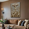 Three Cross Calvary Hill Wall Art by Tailored Canvases