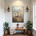 Three Crosses on Calvary Faith Wall Art II by Tailored Canvases