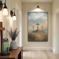 Three Crosses on Calvary Faith Wall Art II by Tailored Canvases