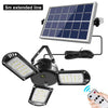 Three-Headed Adjustable LED Garage Light