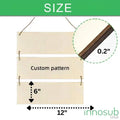 Three Piece Sublimation Blank Wall Hanging Wood Sign with Hemp Rope by INNOSUB USA
