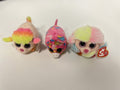TY Puffies Poodle, Poodle Dog and Star Unicorn Lot by Vanessa Jane