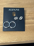 Alfani 2-Pc. Set Pave Bar & Open Circle Drop Earrings by Vanessa Jane
