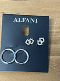 Alfani 2-Pc. Set Pave Bar & Open Circle Drop Earrings by Vanessa Jane
