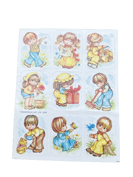 Nostalgic Delight: Vintage 1978 Stickers by Brandywine Art - Pristine by Vanessa Jane