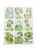 Timeless Charms: Vintage 1980 Single Sticker Sheet - St. Patricks Day Stickers by Vanessa Jane