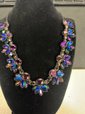 Inc Black-Tone Stone Cluster Collar Necklace, 17 + 3 Extender by Vanessa Jane