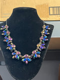 Inc Black-Tone Stone Cluster Collar Necklace, 17 + 3 Extender by Vanessa Jane