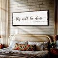 Thy Will Be Done Faith Sign II by Tailored Canvases