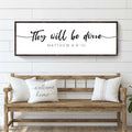 Thy Will Be Done Faith Sign III by Tailored Canvases