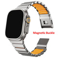 Premium Stainless Steel and Titanium Apple Watch Band | Soft Silicone Lining by Arleathercraft