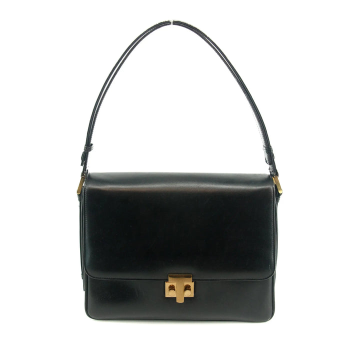 Tiffany & Co. Vintage Black Leather Handbag #2861 by Bolt Boutique