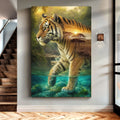 Tiger's Allegory Wall Art by Tailored Canvases