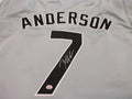 Tim Anderson White Sox Signed Jersey (PAAS COA) by Price Is Right Miami
