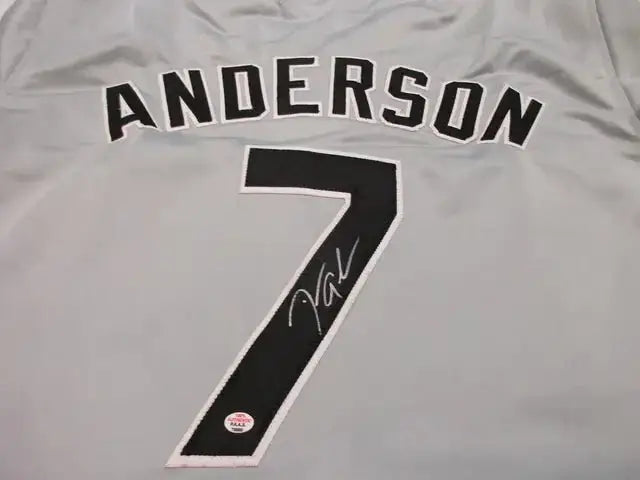 Tim Anderson White Sox Signed Jersey (PAAS COA) by Price Is Right Miami