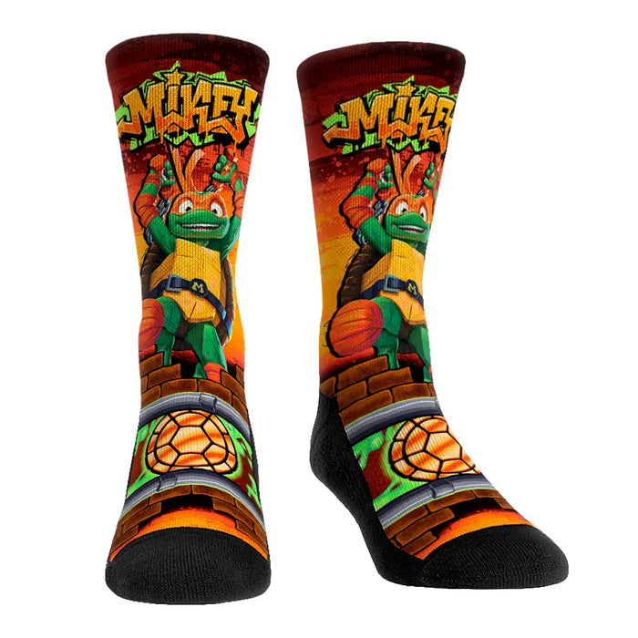 TMNT : Mutant Mayhem - Michelangelo - Turtle Power by Rock 'Em Socks