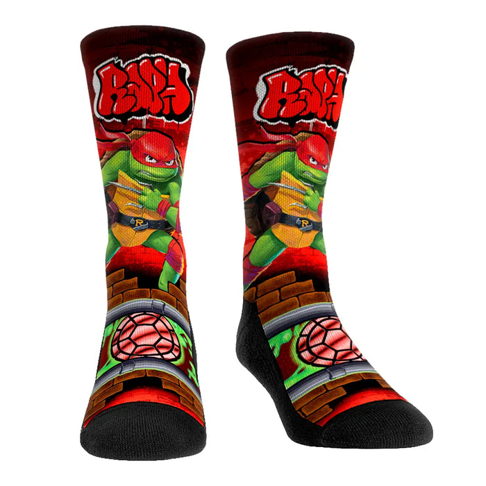 TMNT : Mutant Mayhem - Raphael - Turtle Power by Rock 'Em Socks