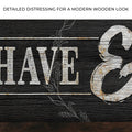 To Have And To Hold Sign III by Tailored Canvases
