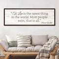 To Live Is The Rarest Thing Farmhouse Sign II by Tailored Canvases