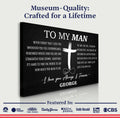 To My Man Father's Day Gift Sign by Tailored Canvases