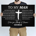 To My Man Father's Day Gift Sign by Tailored Canvases