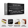 To My Man Father's Day Gift Sign II by Tailored Canvases