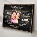 To My Mom, I Love You Sign II by Tailored Canvases