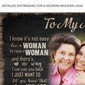 To My Mom, I Love You Sign II by Tailored Canvases