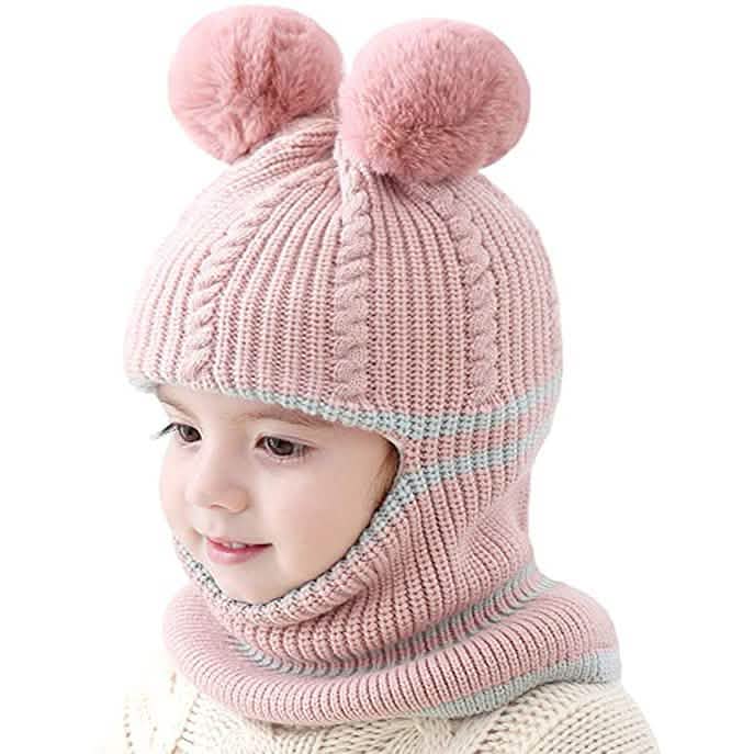 Toddler Fleece Lined Winter Bear Hat by DailySale