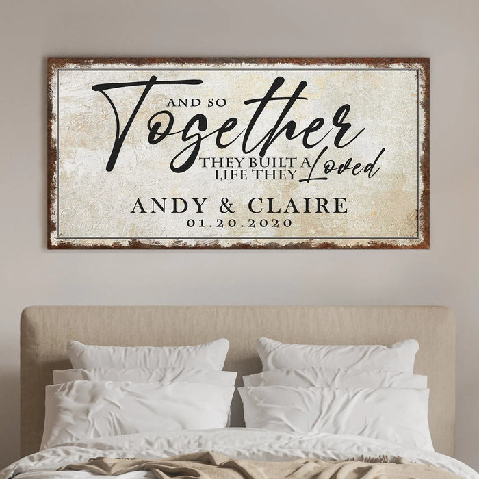 Together Sign II by Tailored Canvases