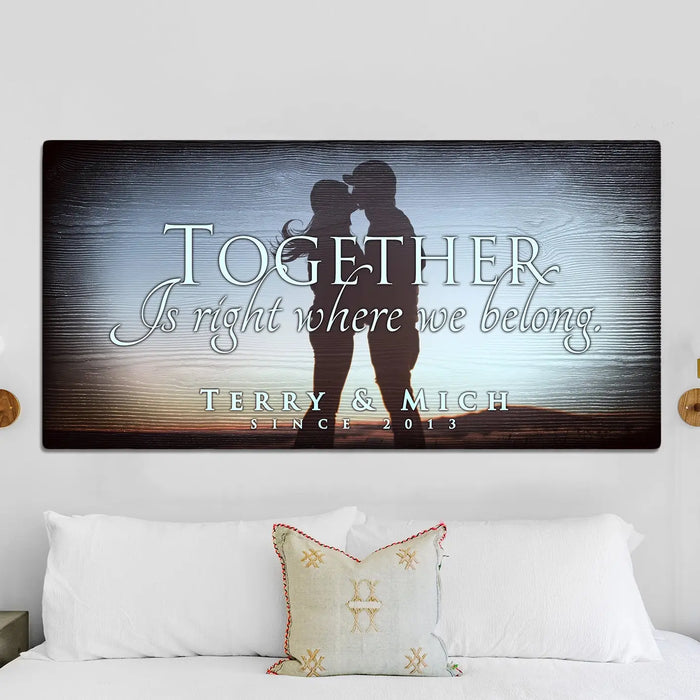 Together Sign V by Tailored Canvases