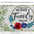 Together We Make A Family Sign by Tailored Canvases