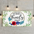 Together We Make A Family Sign by Tailored Canvases