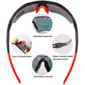 Toneoesol Polarized Sports Sunglasses with 5 Interchangeable Lenses by DailySale