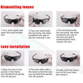 Toneoesol Polarized Sports Sunglasses with 5 Interchangeable Lenses by DailySale