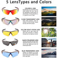 Toneoesol Polarized Sports Sunglasses with 5 Interchangeable Lenses by DailySale