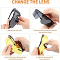 ToopMount Tactical Eyewear Anti Fog, ANSI Z87.1 Shooting Glasses with 3 Interchangeable Lens (Refurbished) by DailySale