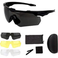 ToopMount Tactical Eyewear Anti Fog, ANSI Z87.1 Shooting Glasses with 3 Interchangeable Lens (Refurbished) by DailySale