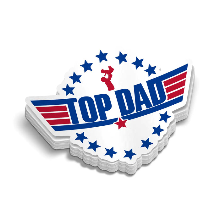 Top Dad - Hard Hat Decal by Armed American Supply