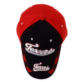 Texas Red & Black 3D Embroidered Baseball Cap, Hat by Vanessa Jane